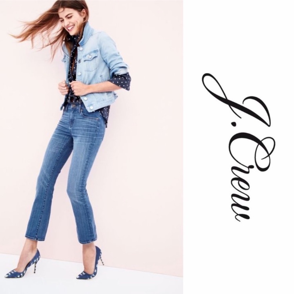 J. Crew vintage crop jeans